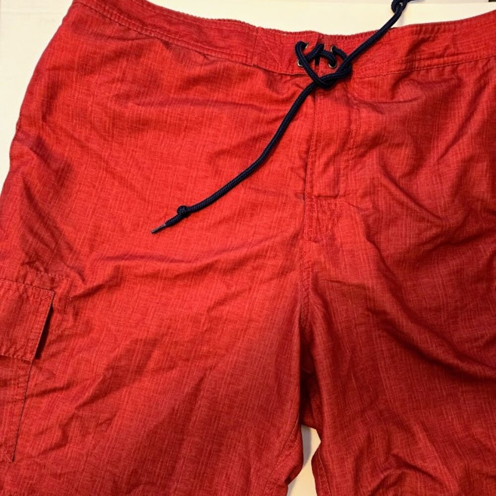 Chaps Men's red swim trunks shorts NWOT Size XL